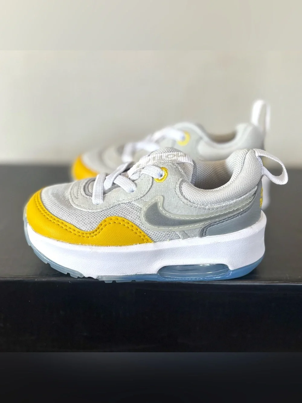 Nike Air Max 1 Motif (TD) Toddler Sneakers DH9390-001 Photon Grey Size 5C